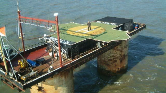 Prince Michael at Sealand